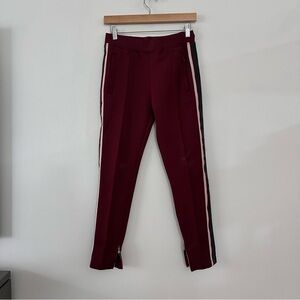Kith Kids Track Pants Zipper Bottom Burgundy size 12